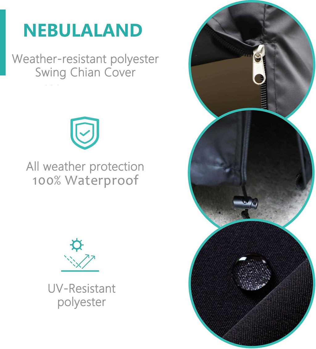 Waterproof 3 Seater 600D Heavy Duty Swing Cover X600