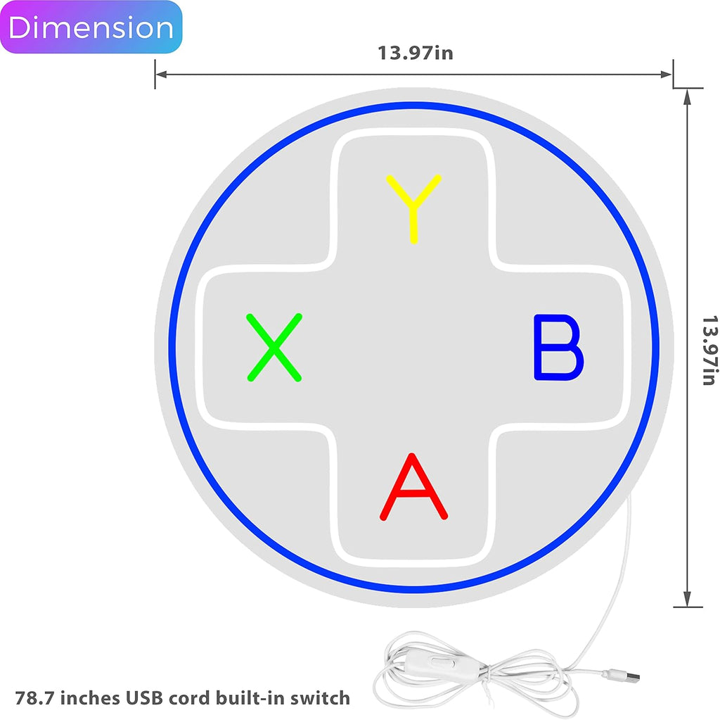 Game Controller LED Neon Sign Q99767