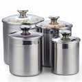 4-Piece Stainless Steel Canister Set B88558