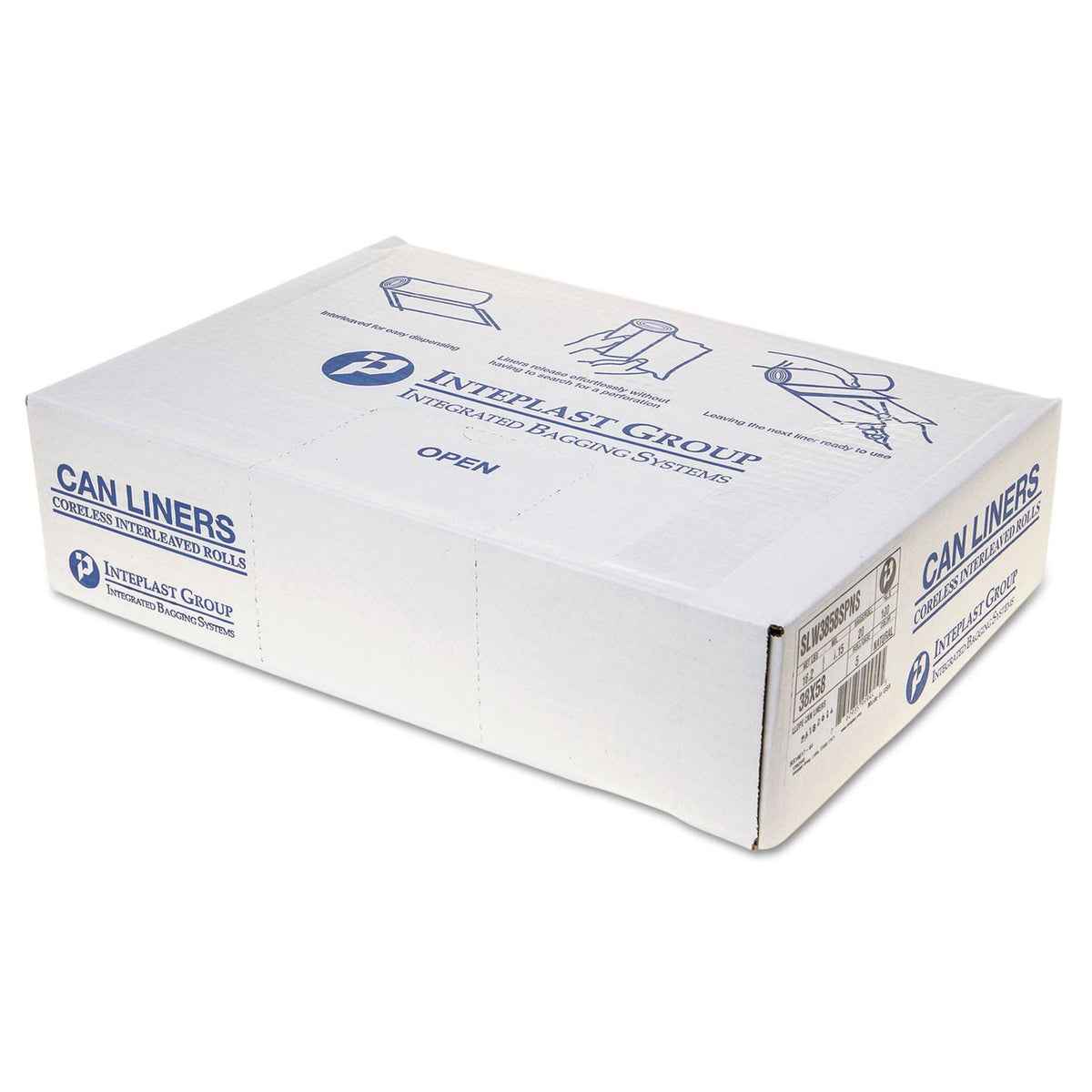 60 gal 1.15 mil Commercial Can Liners X8263