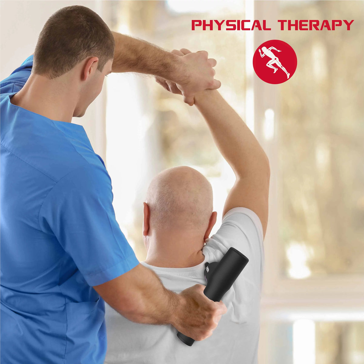 Handheld Percussion Massage Gun with Attachments P149