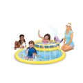 Round Splash Pool with Whale Sprinkler and Spray Mat G9457