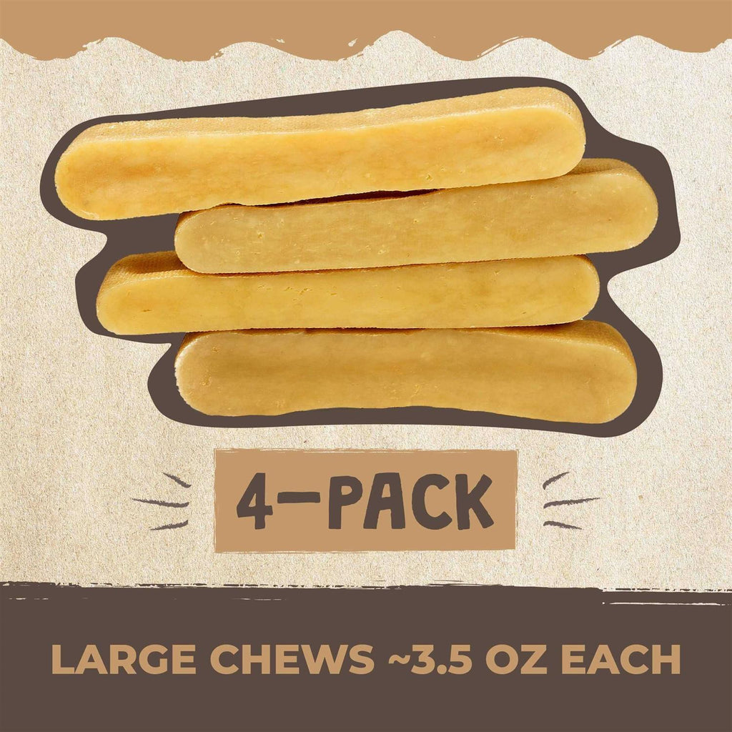 Yak Cheese Chews for Dogs All-Natural Long Lasting Pet Treats Y34894