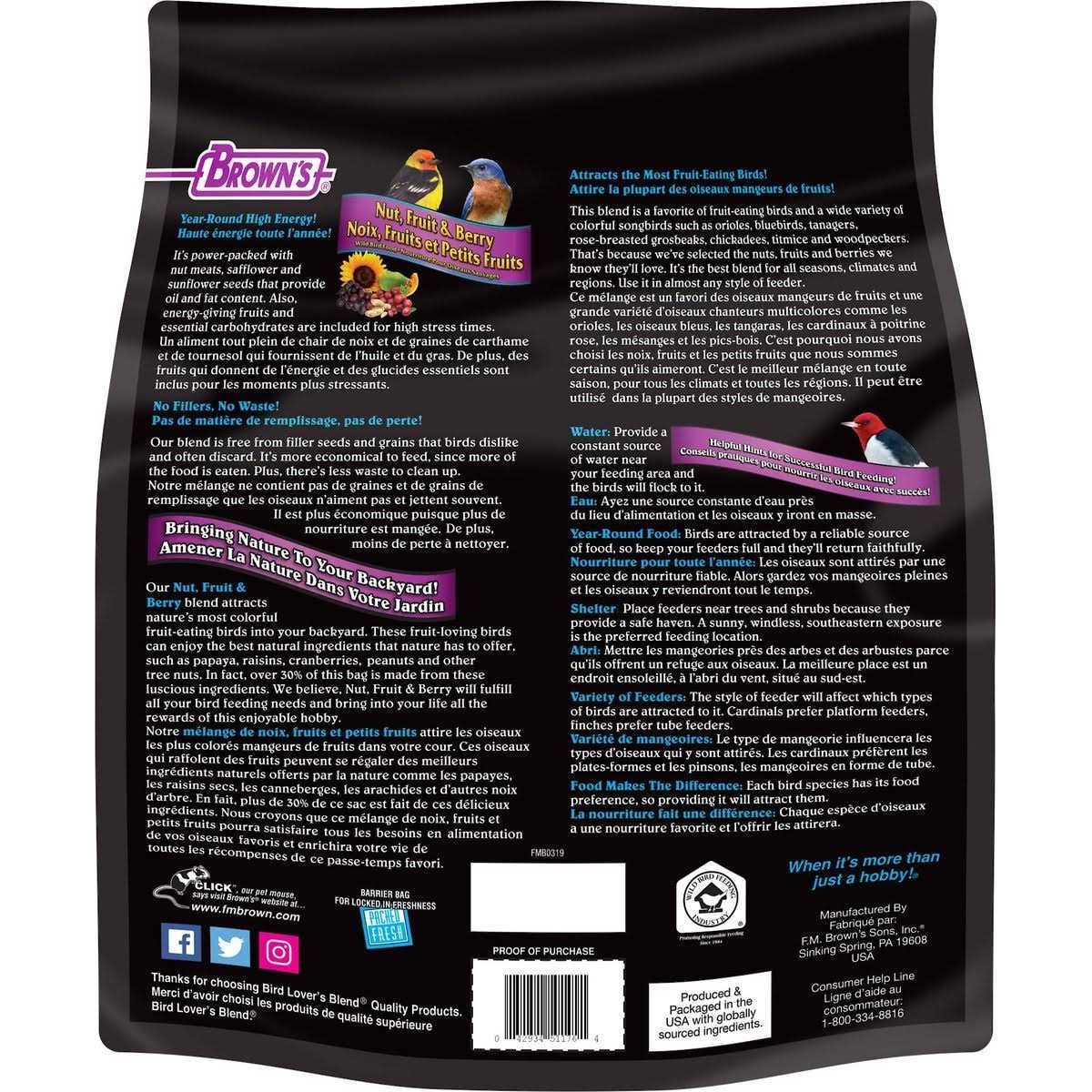 Bird Lover’s Blend Nut H2851