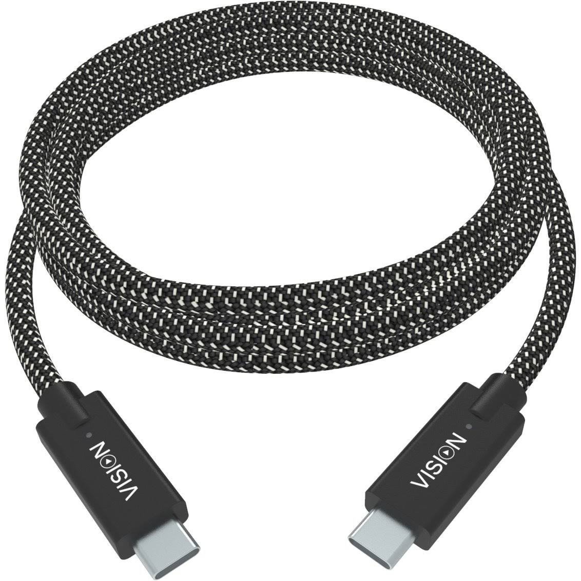 USB Cable 1 M USB C Black White H560