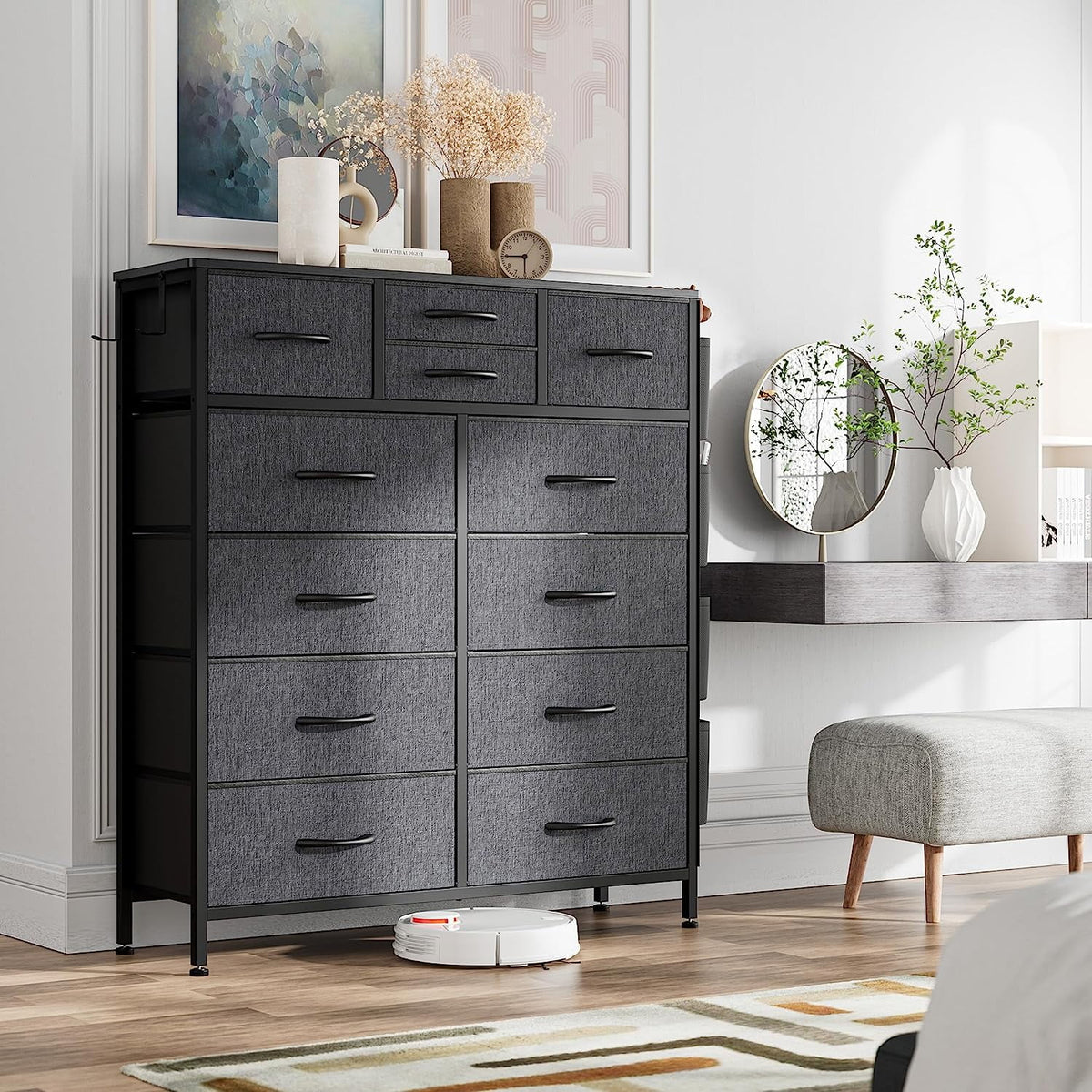 Rustic Brown 12 Drawer Dresser J661