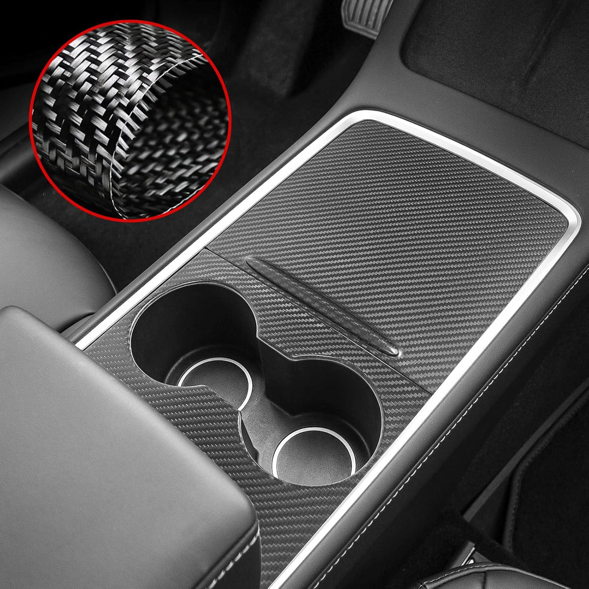 Carbon Fiber Center Console Wrap Kit C937