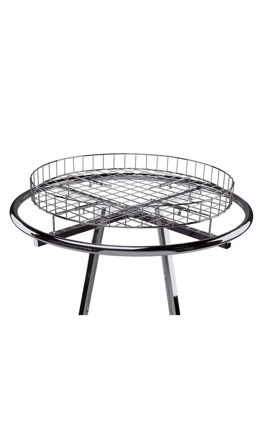 Round Wire Basket Clothing Rack Topper U6720