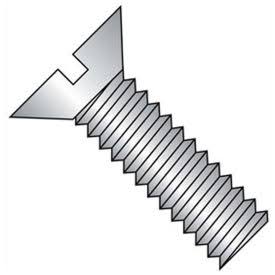 1/4-20 x 3/8x22 Flat Head Slotted Steel Machine Screw Q47935