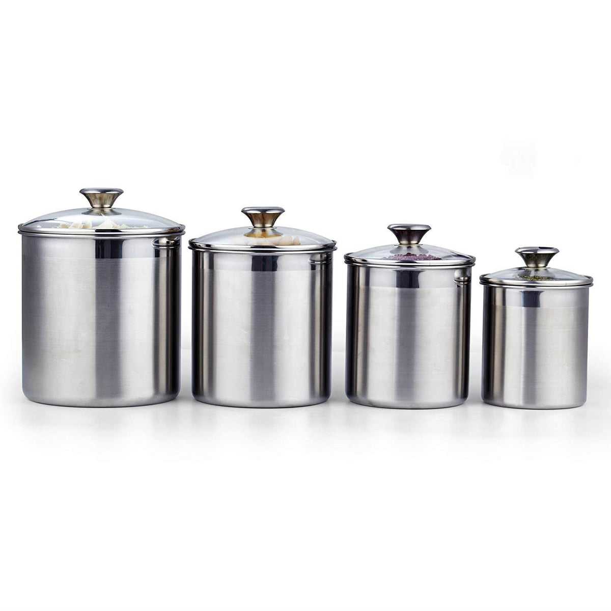 4-Piece Stainless Steel Canister Set B88558