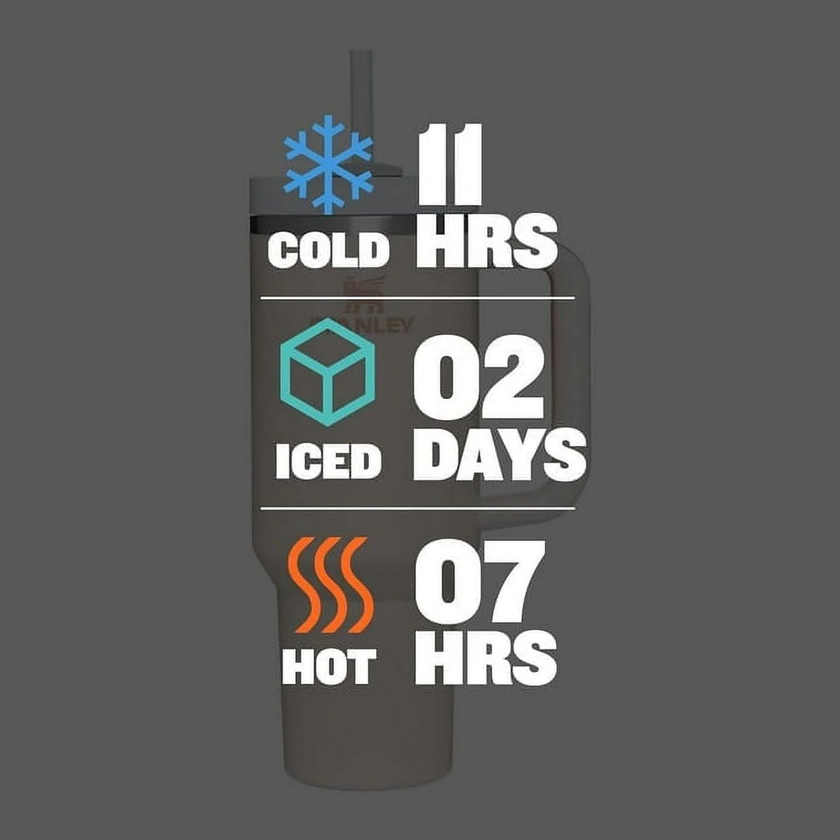 40oz Stainless Steel Tumbler H8257