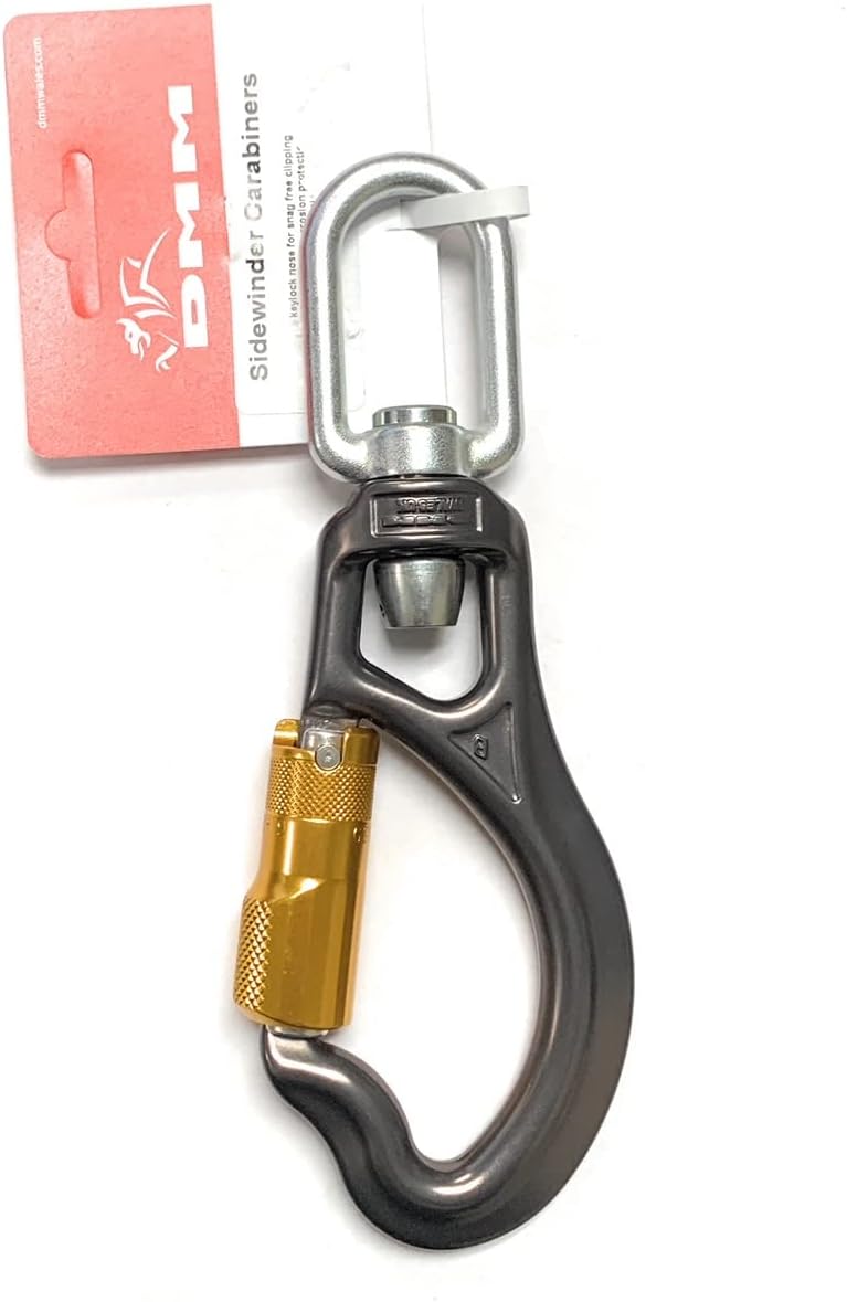 Titanium/Gold Carabiner U406