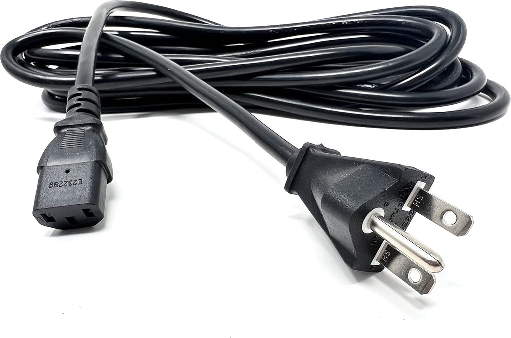 Heavy Duty 240V Power Extension Cord, 15 ft 16AWG NEMA 6-15P to C13, Pack of 2 U322683