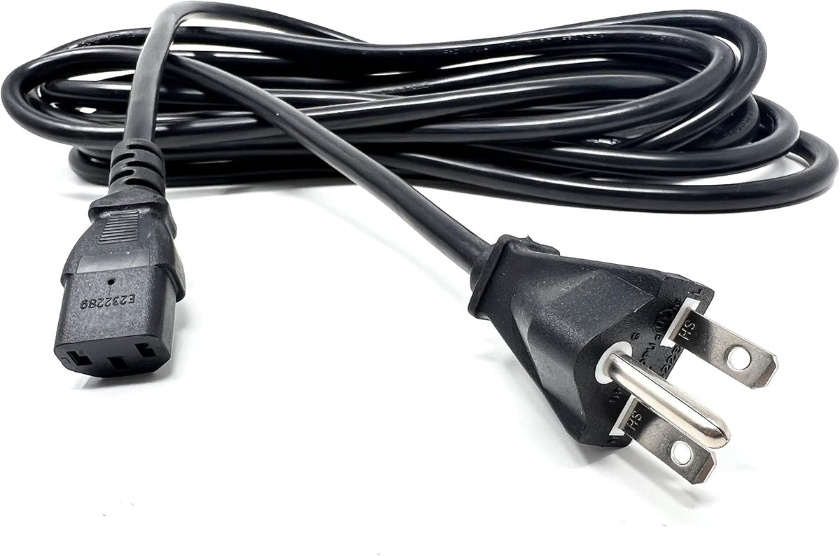 Heavy Duty 240V Power Extension Cord, 15 ft 16AWG NEMA 6-15P to C13, Pack of 2 U322683