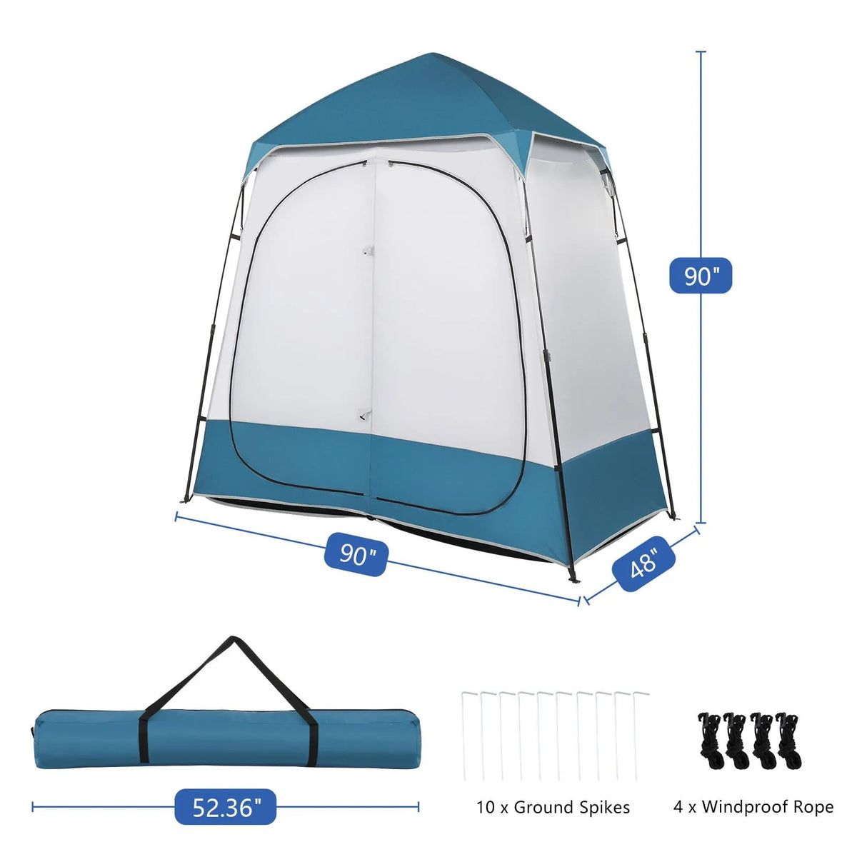 Waterproof Pop Up Camping Tent with Rainfly N690