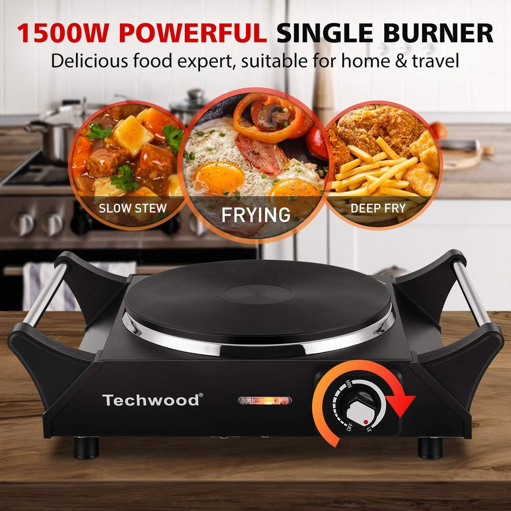 Portable Electric Hot Plate 1200W Single Burner S1441