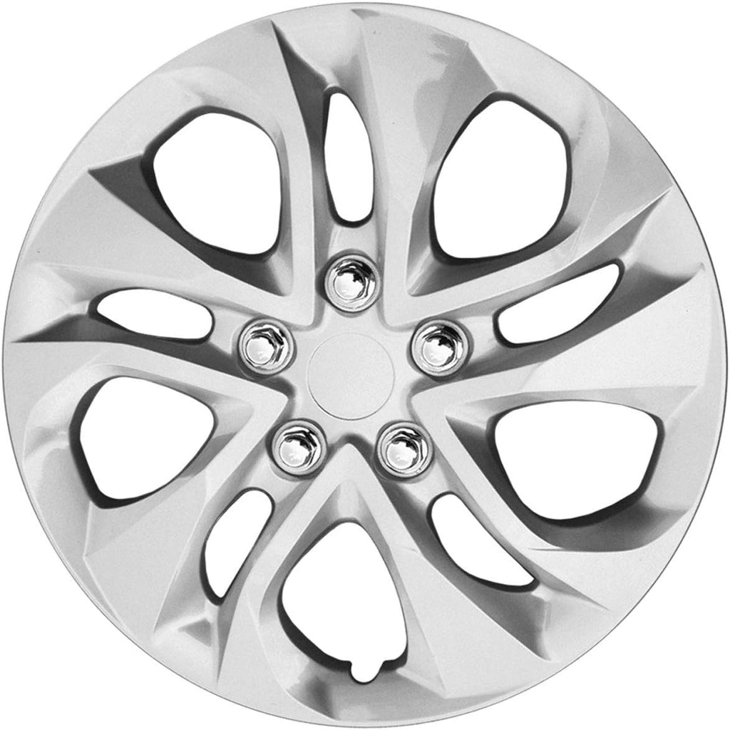 16 Silver Hubcaps Wheel Covers Set of 4 E106