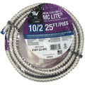 10/2 x 25 ft. Solid MC Lite Cable J7500