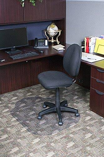 Clear Office Chair Mat with Lip V8464