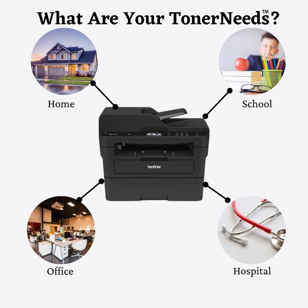 Compatible Brother TN760 Black Toner Cartridge 4 Pack J88980