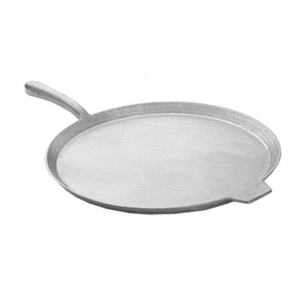 Orange 14x22 Sand Cast Aluminum Pizza Tray with Handle Z892