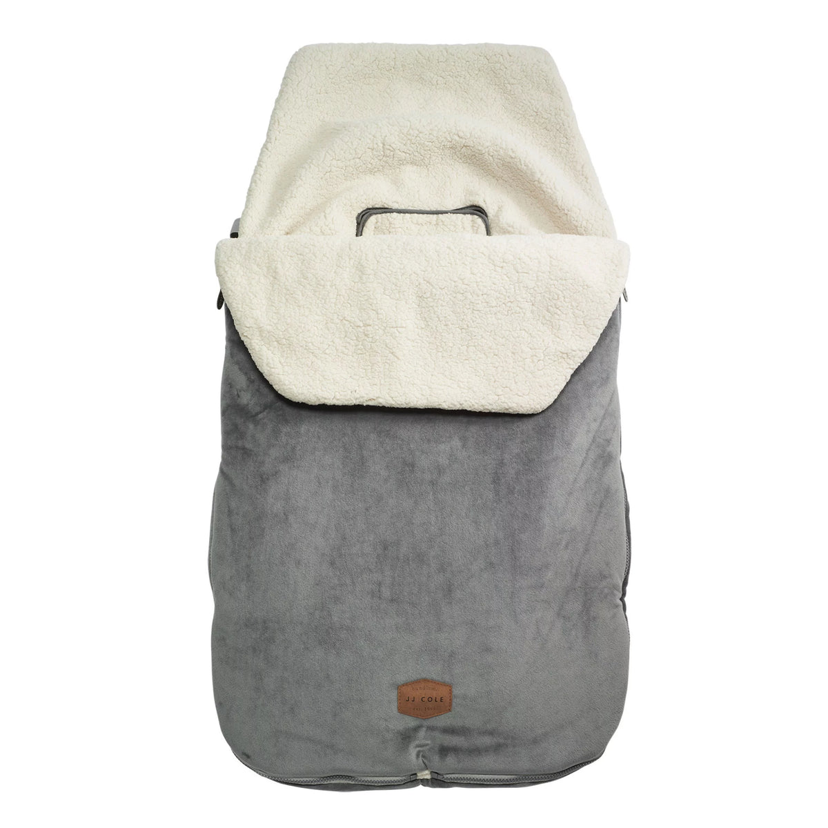 Sherpa-Lined Toddler Car Seat Cover and Bunting Bag Black K2952