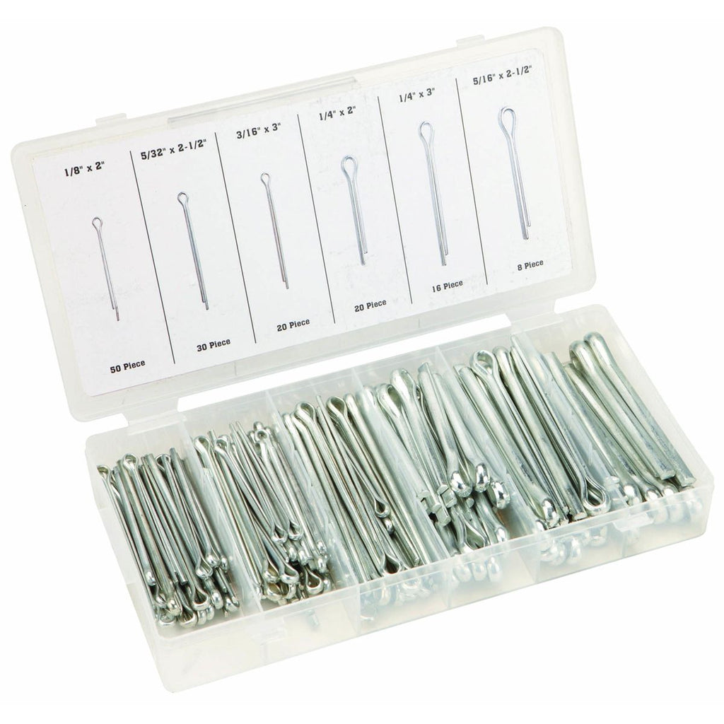 Extra Long Cotter Pin Assortment, 144 Piece G6274