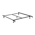 Black Adjustable Full/Queen Metal Bed Frame Z910