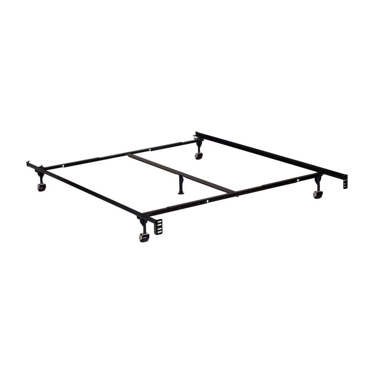 Black Adjustable Full/Queen Metal Bed Frame Z910