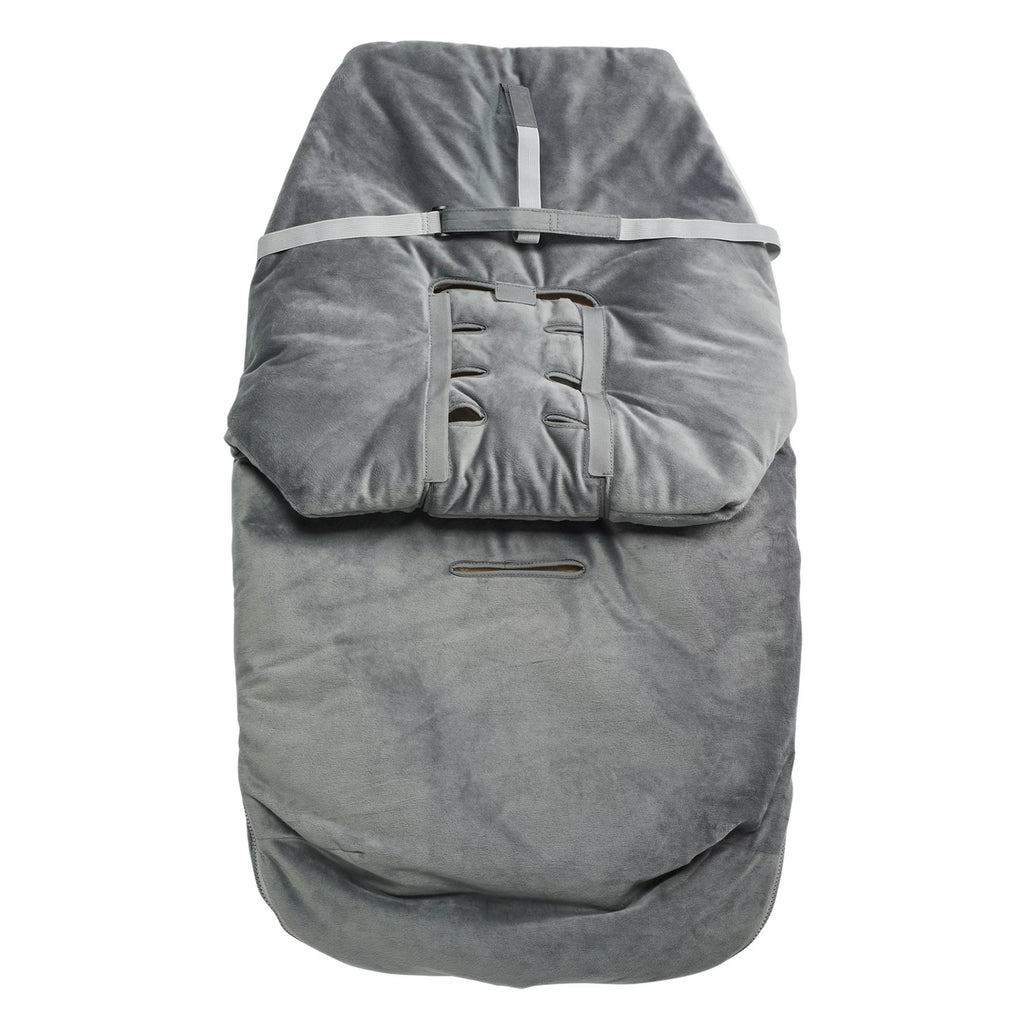 Sherpa-Lined Toddler Car Seat Cover and Bunting Bag Black K2952