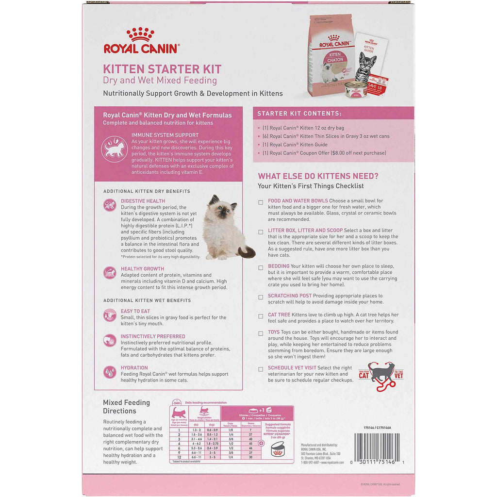 Kitten Dry Cat Food Starter Kit O105