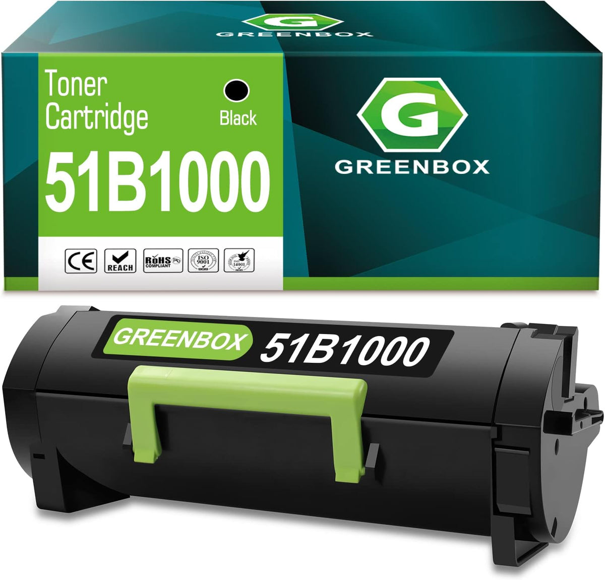 Remanufactured Toner Cartridge Replacement 2,500 Pages Black 1-Pack I948280