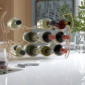 14 Bottle Metal Tabletop Wine Rack J66880