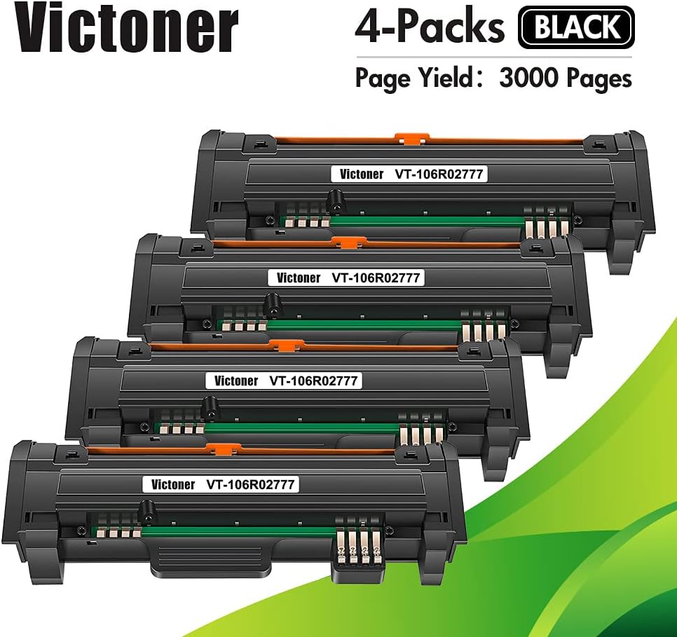 Compatible Black Toner Cartridge 4-Pack C4441