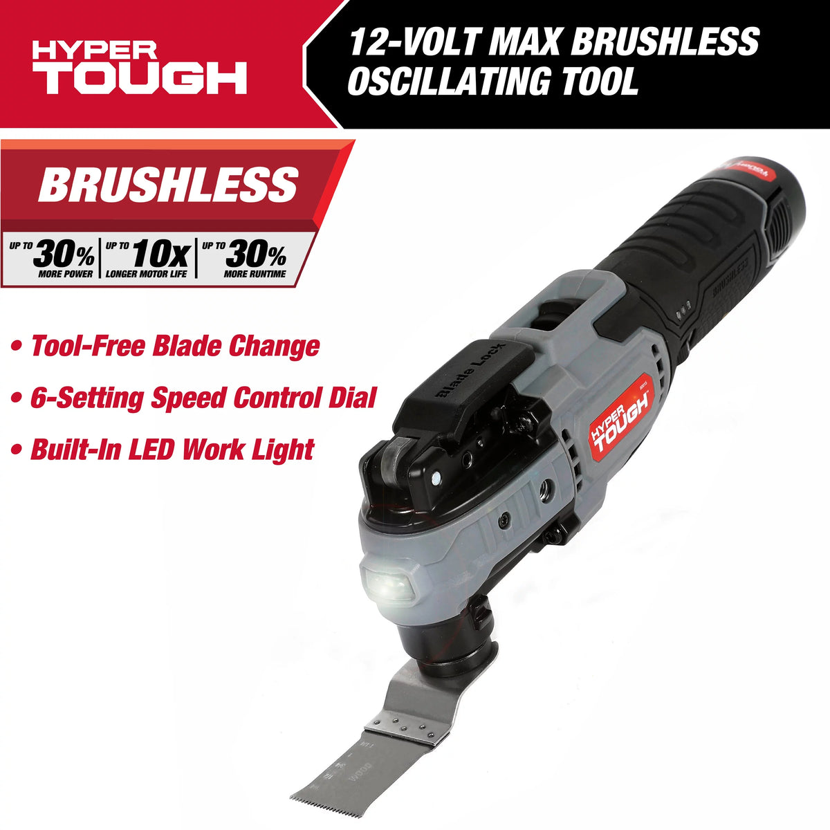 12V Max Lithium-Ion Brushless Oscillating Multi-Tool with Battery and Charger V764
