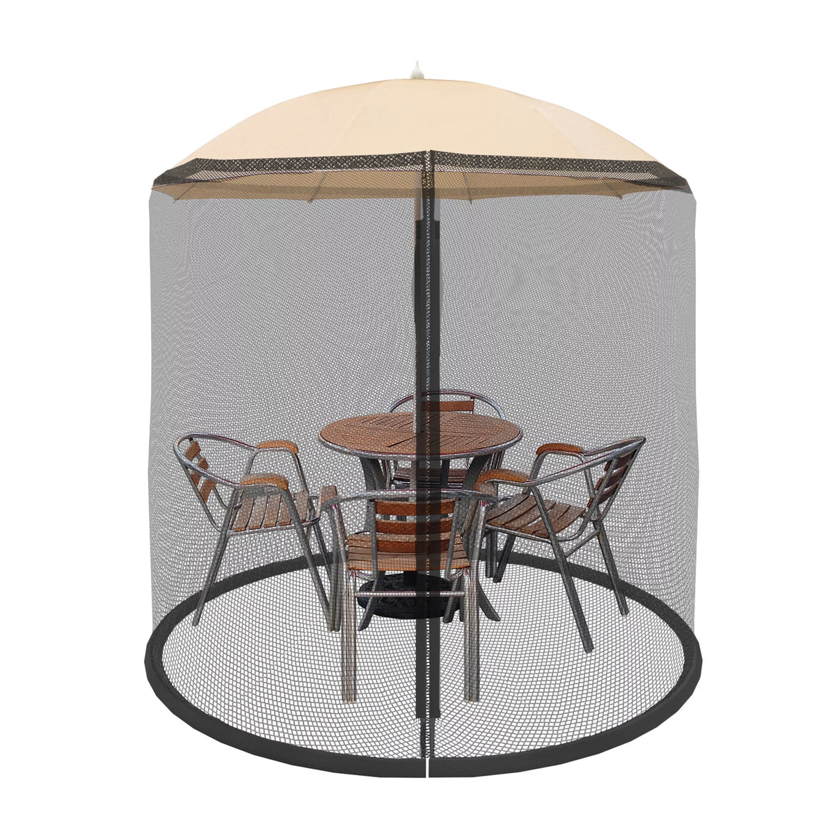 Mosquito Net for 7.5ft Patio Umbrellas with Weighted Bottom O52112