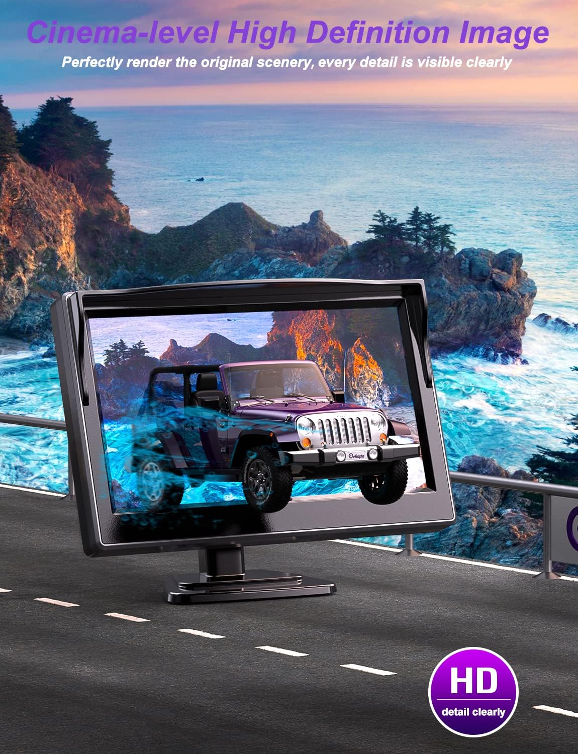 1080P Wired Backup Camera with 5 Inch Monitor T5991