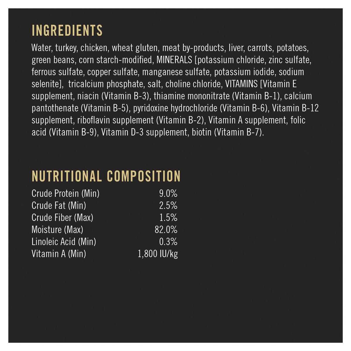 High Protein Dog Food With Gravy Turkey and Vegetables Entree B6489