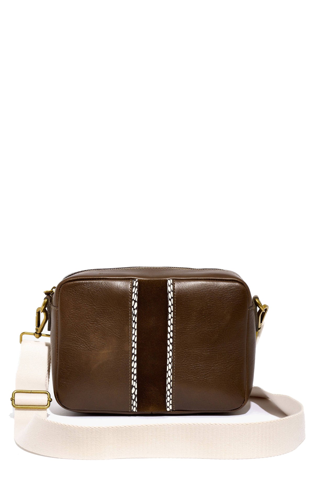 Brown Suede Camera Bag R20927