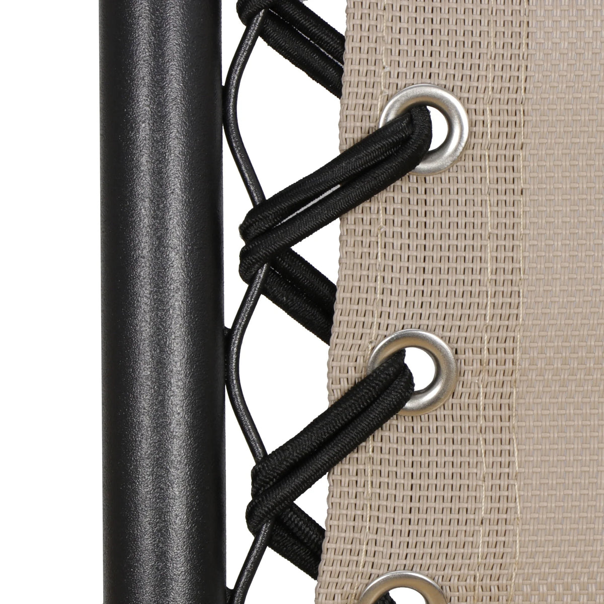 2 Pack Beige Steel Zero-Gravity Chair T781382