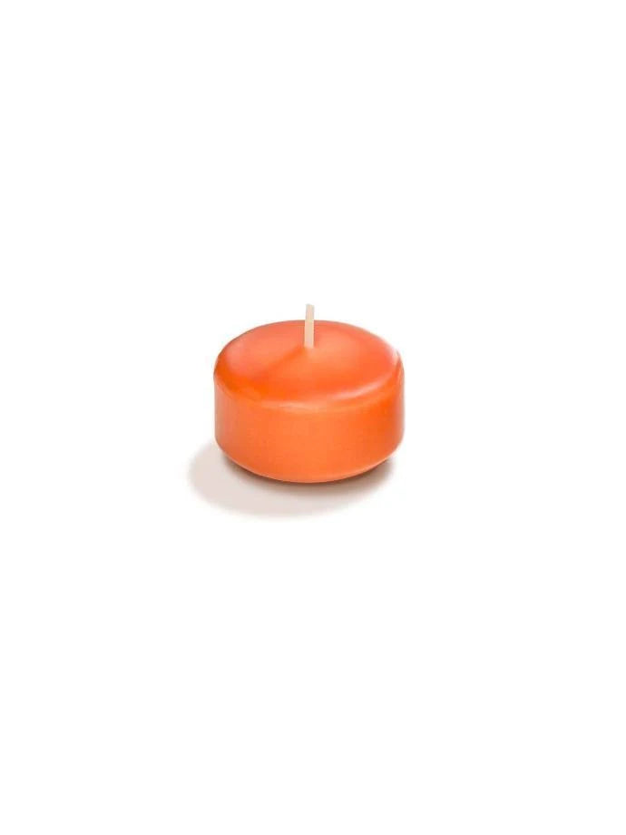 Bulk Floating Candles Set of 120 Bright Orange L60327