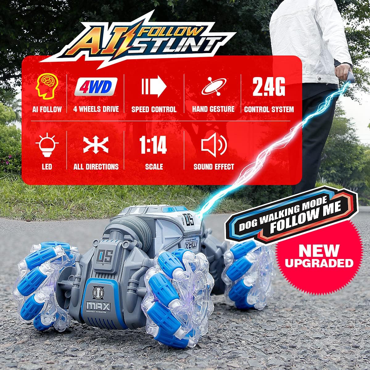 Remote Control Stunt Car 4WD R176