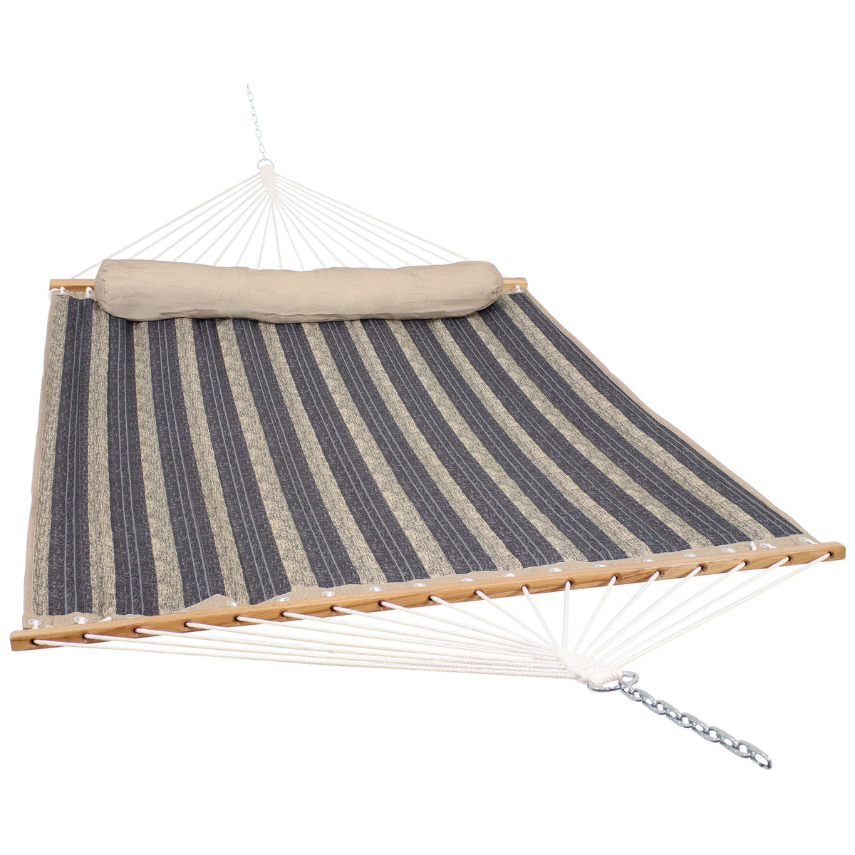 Quilted Fabric Double Hammock with Pillow M200