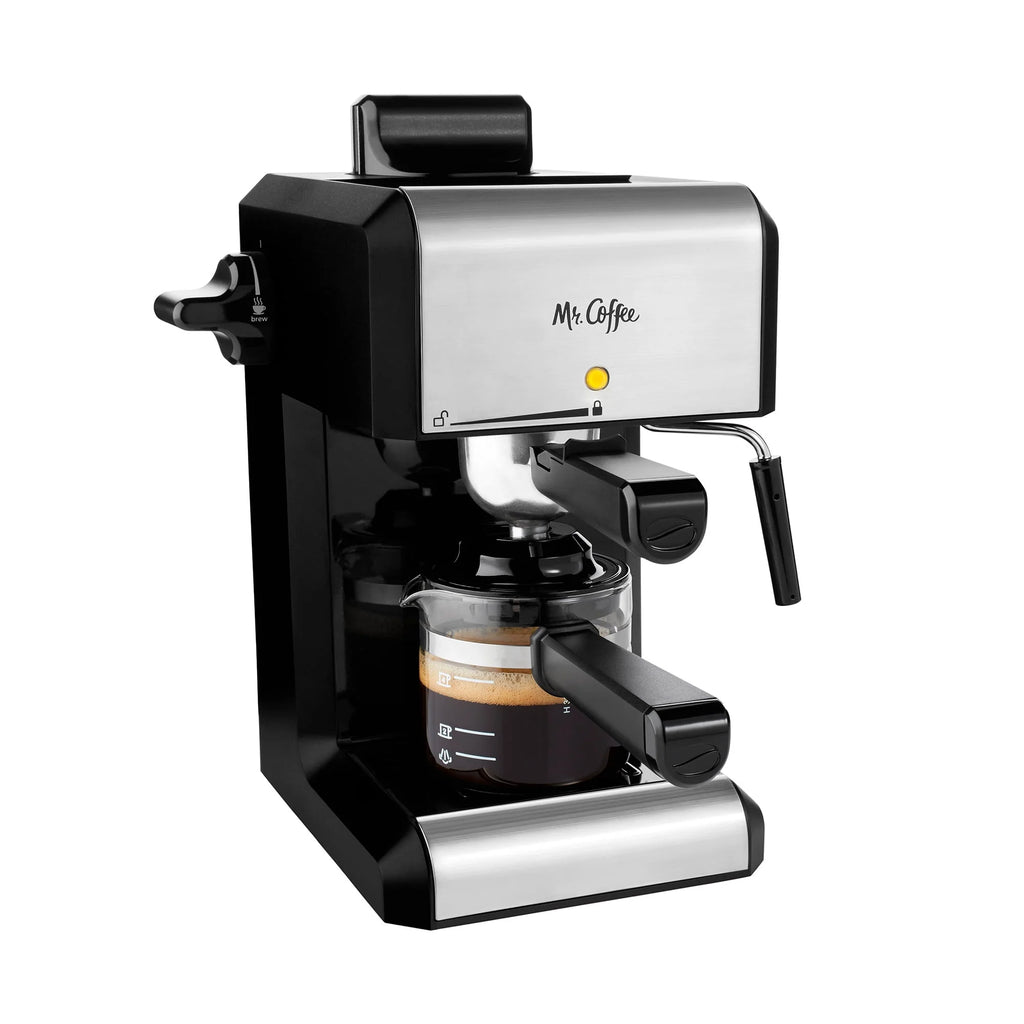 Automatic Espresso and Cappuccino Machine, 20 oz, Silver E648