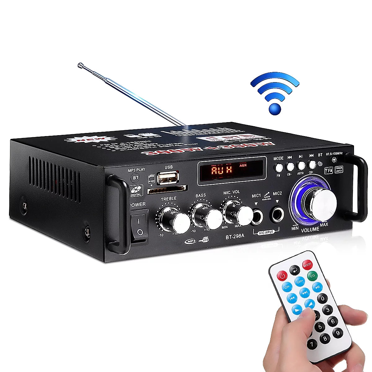 600W 4-16Ohm Bluetooth Stereo Amplifier with Remote G793