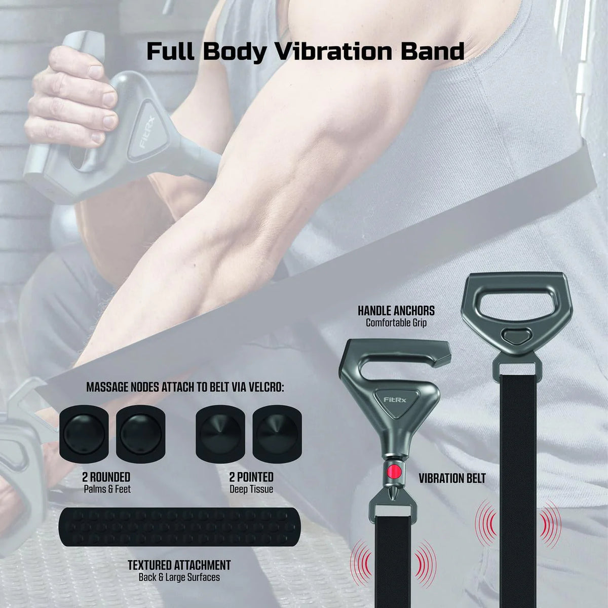 2-in-1 Full Body Percussion Massage Gun U248954