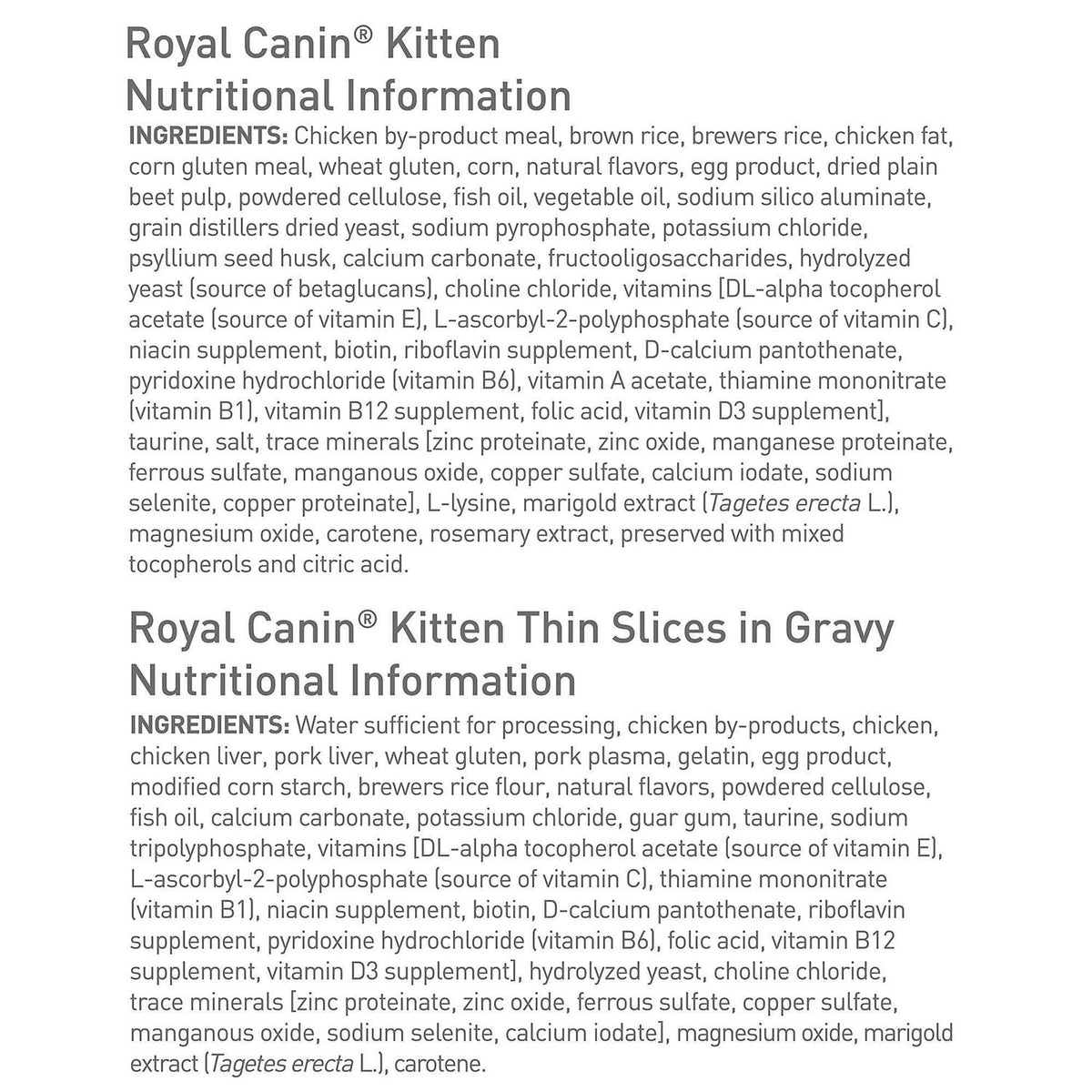 Kitten Dry Cat Food Starter Kit O105