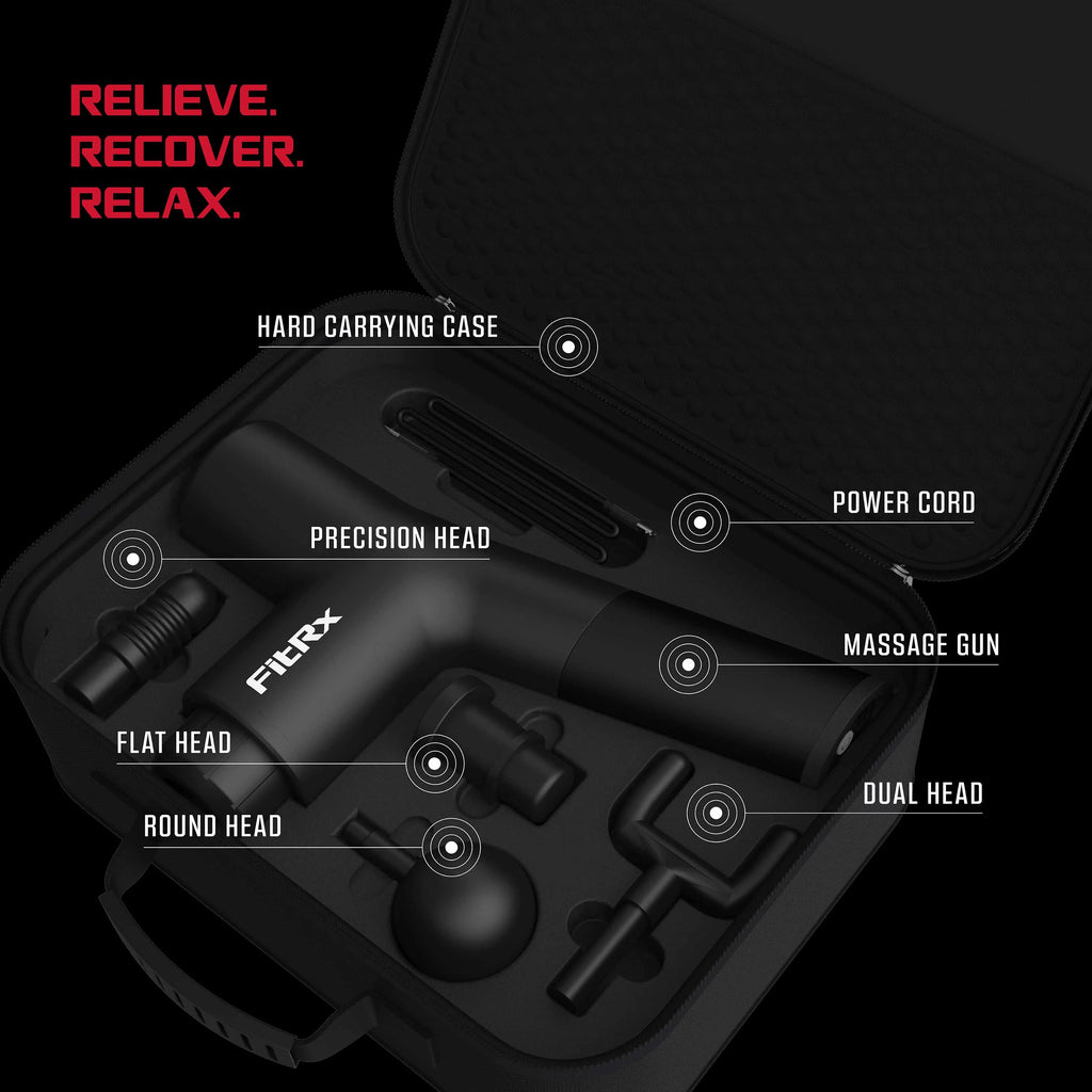 Handheld Percussion Massage Gun with Attachments P149