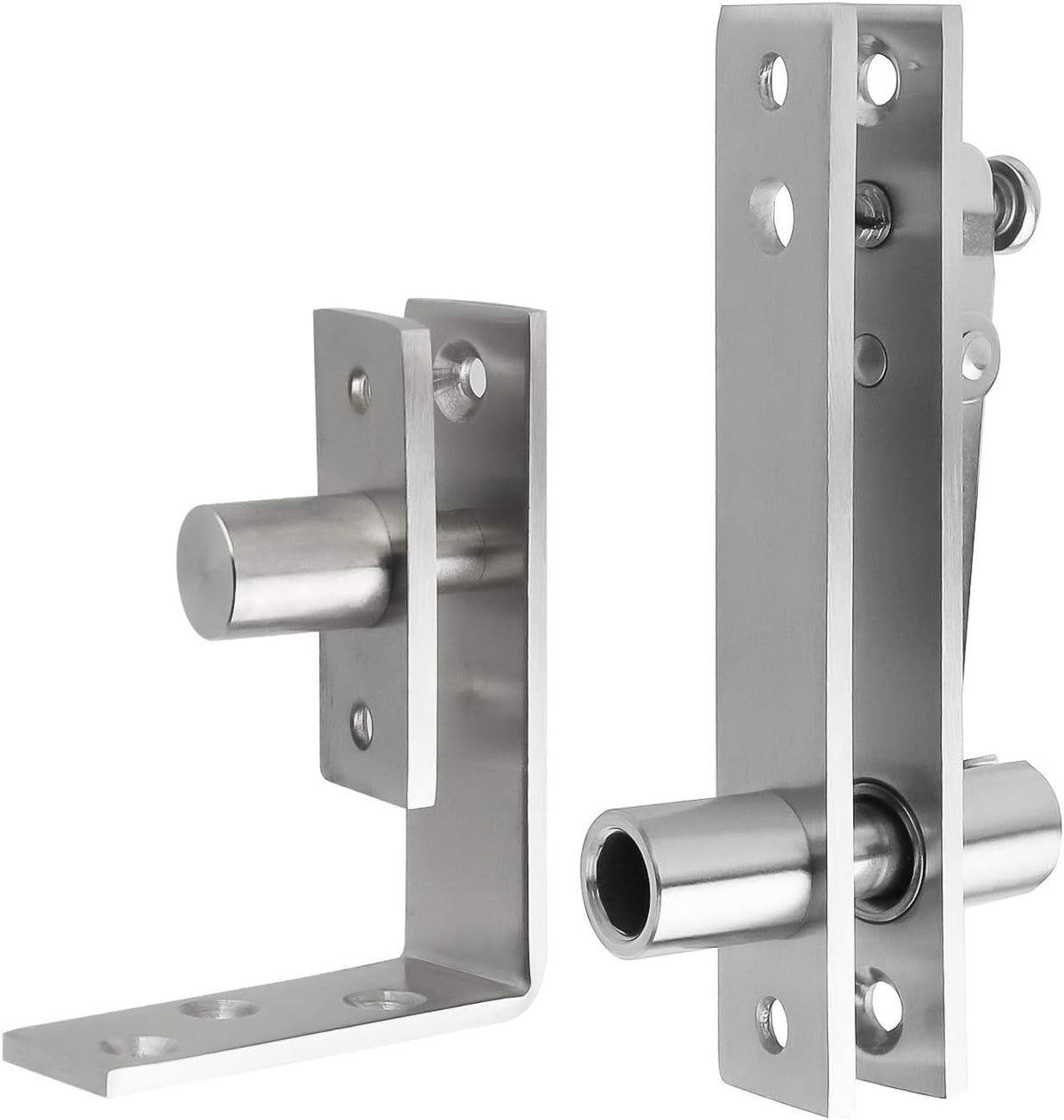 Heavy Wooden Door 360 Degree Pivot Hinge Stainless Steel Silver 18mm H7213