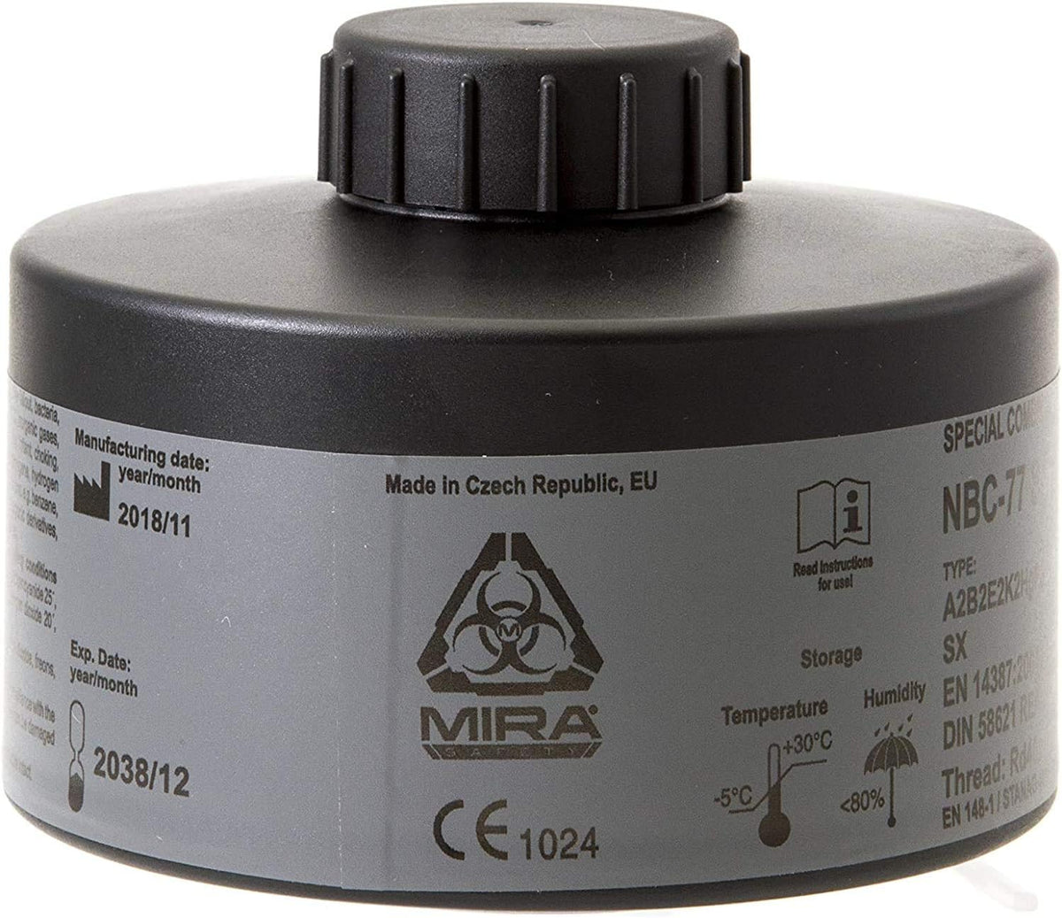 Multi Gas Vapor Cartridge Respiratory Protection C56524